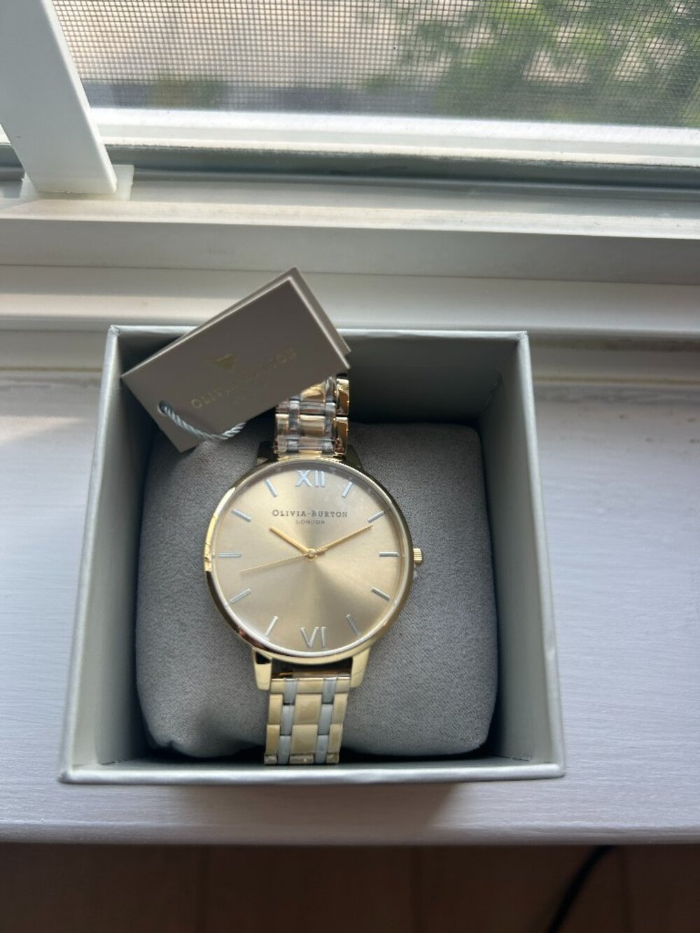 Olivia Burton 38mm Champagne & Gold Bracelet Watch